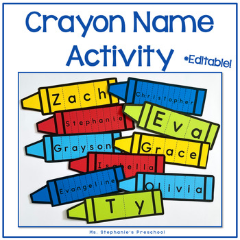 Preview of Crayon Name Activity
