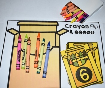 Count to 10 Activity Center {Crayon Theme} by Fun Hands-on Learning