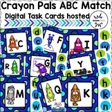 BOOM Cards--Crayon Pals ABC Match