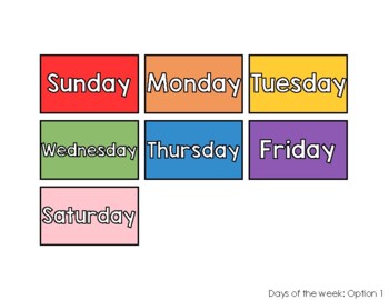 Crayon Pocket Chart Calendar by Teaching With Miss Bonham | TPT