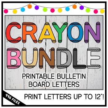 Bulletin Board Display Letters BUNDLE Back to School Classroom Decor