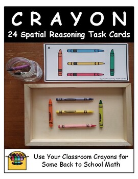 Preview of Crayon - Spatial Reasoning Task Cards