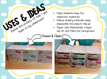 Crayon containers for my school counselinf classroom! I used