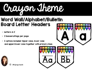 Word wall bulletin board letters