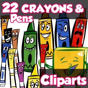 cartoon crayon clipart