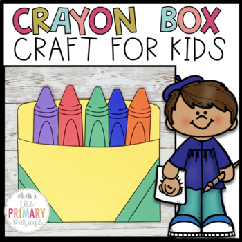 Crayon Box 3D Folding Project Graphic by thesaltyyankee · Creative