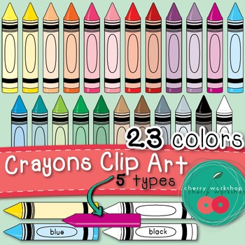 Preview of Crayons Clipart