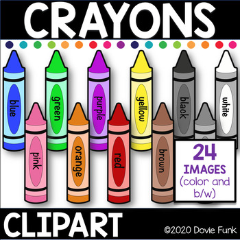 one crayon clip art