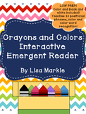 Crayons and Colors Interactive Emergent Reader for Prescho