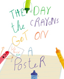 Crayons got on a Poster