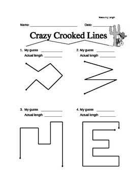 Preview of Crazy Crooked Lines