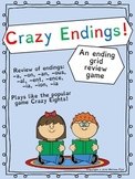 Crazy Endings! Ending Grid Review Game