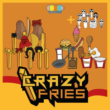 Preview of Crazy Fries (Papas Locas) ClipArts