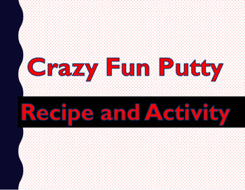 Preview of Christmas Crazy Fun Putty