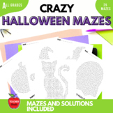 Crazy Halloween Mazes for All Ages | Halloween Activity| Volume 1