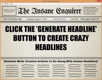 Preview of Crazy Headline Writing Prompt Generator
