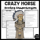 Crazy Horse Biography Reading Comprehension Bundle Native 