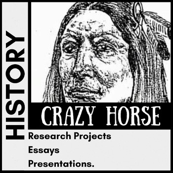 Preview of Crazy Horse - Research Organizer / Worksheets - NO PREP - EASEL