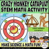 Crazy Monkey Catapult Engineering STEM Math Counting Game 