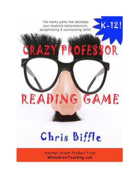 Preview of Crazy Professor Reading Game