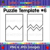 ZigZag Puzzle Template #6