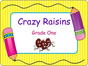 Preview of Crazy Raisins Early Science Activity