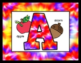 Crazy Tie Dye - Posters / Cards / Mats - Alphabet & Numbers