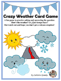 Crazy Weather Card Game - Practice for weather vocabulary 