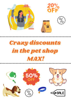 Preview of Crazy discounts in the pet shop MAX!