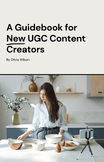 Cream Black Illustrated Guidebook For UGC Content Creators