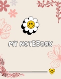 Cream Delicate Daily Journal Notebook | cute notebook