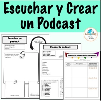 Preview of Crear un podcast / Podcasting in Spanish