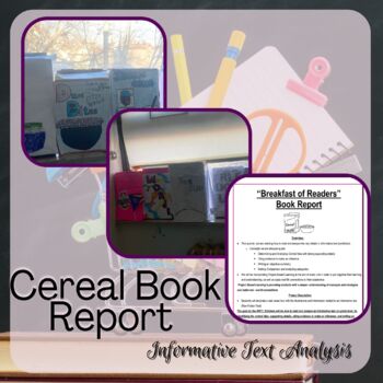 Preview of Create-A-Cereal Box Book Report