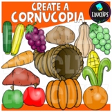 Create A Cornucopia Clip Art Set {Educlips Clipart}