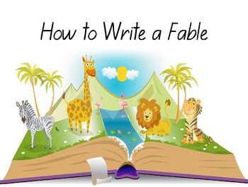 Preview of Create A Fable Creative Writing Unit