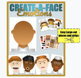 Create-A-Face Emotions Printable (Easy-cut large pieces)