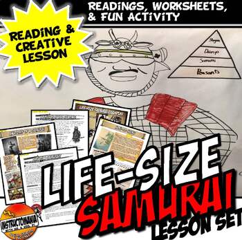 Preview of Create A Life Size Samurai and Haiku Battle Activity: Feudal Japan Lesson Plan