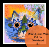 Create A Louis Wain Inspired Cat On Sketchpad 5.1
