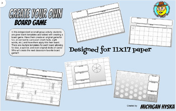 Preview of Create-A-Math Board Game #1