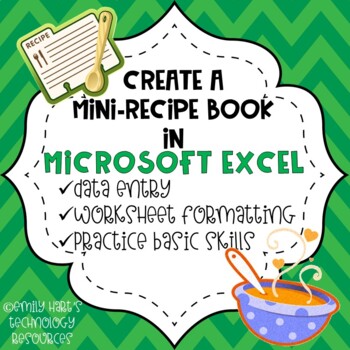 Preview of MICROSOFT EXCEL: Create A Mini Recipe Book in Microsoft Excel