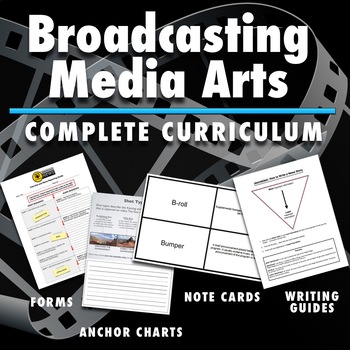 Preview of School Broadcasting Media Arts Bundle - Complete Curriculum - Comprehensive
