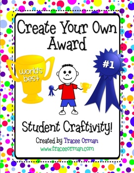 Preview of End of the Year Creative Award Activity Craftivity