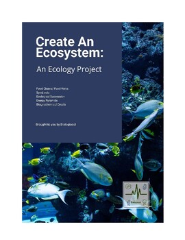 Preview of Create An Ecosystem: An Ecology Project