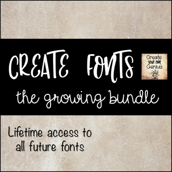 Preview of Create Fonts Bundle