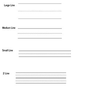 Handwriting Lines Clipart- Create Inserts by Pressed Coffee Creations
