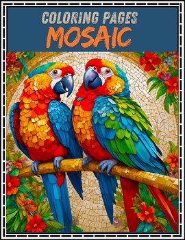 Preview of Create Stunning Art: Explore Our Mosaic Coloring Pages!