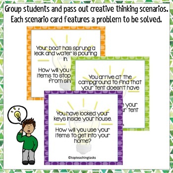 creative thinking activities for elementary