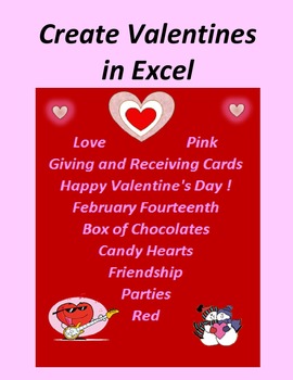 Preview of Create Valentines in Microsoft Excel Digital