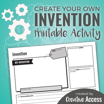 Preview of Create Your Own Invention Activity