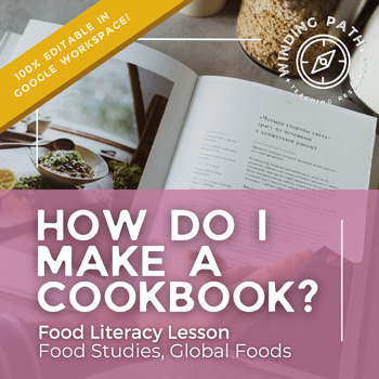Preview of Create Your Class Cookbook Lesson Student Cookbook Project